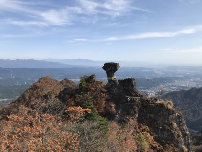 桜の妙義山・丁須の頭(裏妙義)